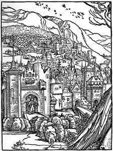 Paysage, 1498 - Albrecht Dürer