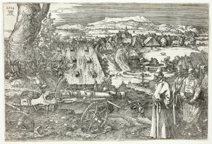 Paysage avec canon (Le Grand Canon) - Albrecht Dürer