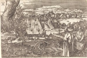 Paysage avec un canon - Albrecht Dürer