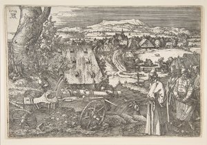 Paysage avec un canon - Albrecht Dürer