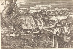 Paysage avec le canon - Albrecht Dürer