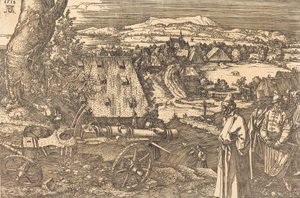 Paysage avec le canon, 1518 - Albrecht Dürer