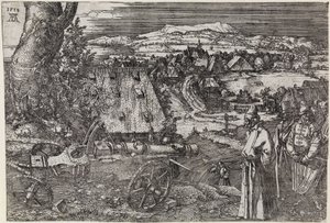 Paysage avec canon (Le grand canon ; Le canon) - Albrecht Dürer