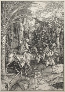 Vie de la Vierge : Fuite en Égypte - Albrecht Dürer