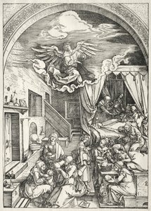 Vie de la Vierge : Nativité de la Vierge - Albrecht Dürer