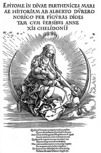 Madonna en tant que mère nourricière et être divin, 1511 - Albrecht Dürer
