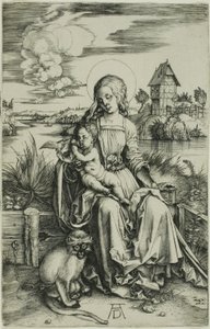 Madone avec le singe - Albrecht Dürer