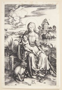 Madonna avec le singe - Albrecht Dürer