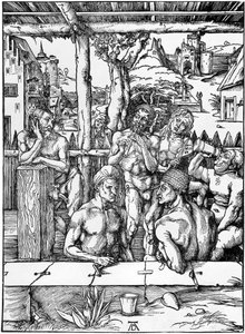Salle de bains pour hommes - Albrecht Dürer