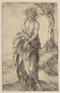 Homme de douleurs avec les mains liées, 1512 - Albrecht Dürer