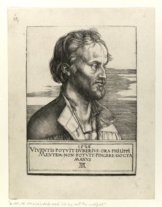 Portrait de Philipp Melanchton, 1526 - Albrecht Dürer