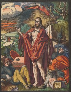 Résurrection, de la Petite Passion sur bois - Albrecht Dürer