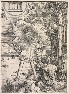 Révélation de Saint Jean : Saint Jean dévorant les livres, 1511 - Albrecht Dürer