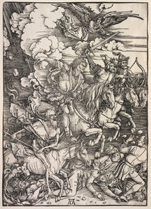 Révélation de Saint Jean : Les Quatre Cavaliers, 1511 - Albrecht Dürer