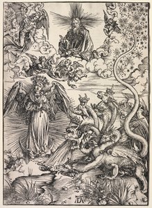 Révélation de Saint Jean : La Femme vêtue de soleil, 1511 - Albrecht Dürer