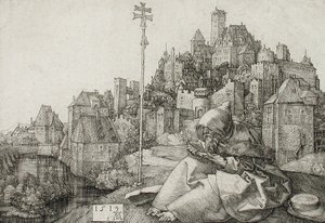 Lecture de saint Antoine - Albrecht Dürer