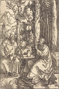 Saint Antoine et Saint Paul dans le Désert - Albrecht Dürer