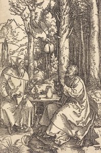 Saint Antoine et Saint Paul dans le désert - Albrecht Dürer