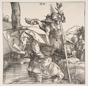 Saint Christophe - Albrecht Dürer