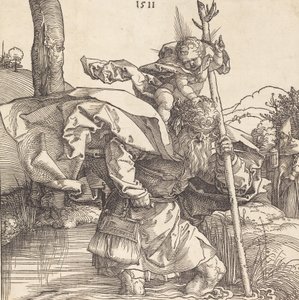 Saint Christophe, 1511 - Albrecht Dürer