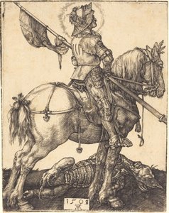 Saint Georges à cheval - Albrecht Dürer