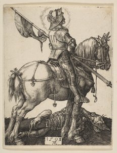 Saint Georges à cheval, 1505-1508 - Albrecht Dürer