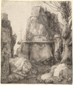 Saint Jérôme près du saule têtard - Albrecht Dürer