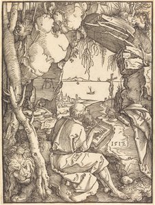 Saint Jérôme dans une grotte - Albrecht Dürer