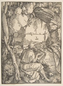 Saint Jérôme dans une grotte, 1512 - Albrecht Dürer