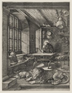 Saint Jérôme dans son étude