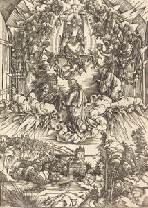 Saint Jean devant Dieu et les anciens, probablement vers 1496-1498 - Albrecht Dürer