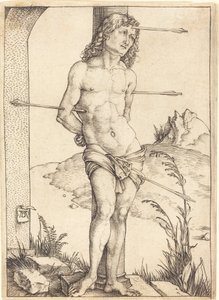 Saint Sébastien attaché à la colonne - Albrecht Dürer