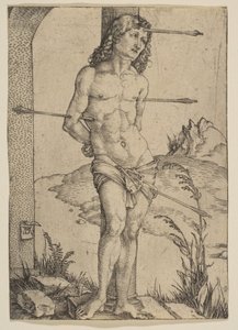 Saint Sébastien attaché à la colonne - Albrecht Dürer