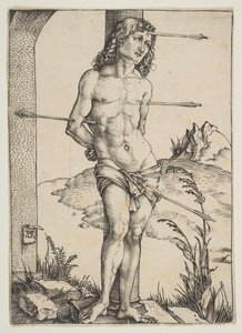 Saint Sébastien attaché à la colonne - Albrecht Dürer