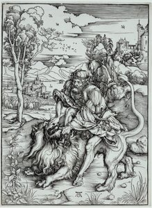 Samson tuant le lion
