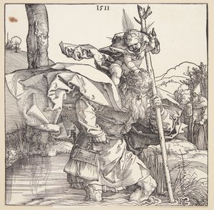 Saint Christophe - Albrecht Dürer