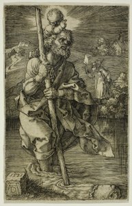 Saint Christophe tourné vers la droite