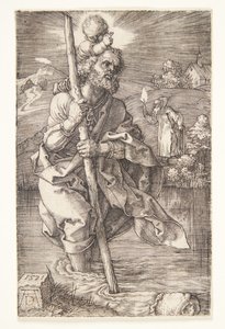 Saint Christophe tourné vers la droite