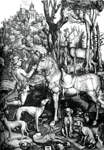 Saint Eustache, vers 1501, 1870 - Albrecht Dürer