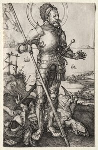 Saint Georges à pied, vers 1504-1505 - Albrecht Dürer