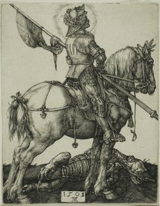 Saint Georges à cheval - Albrecht Dürer