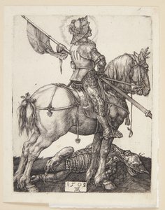 Saint Georges à cheval - Albrecht Dürer