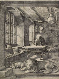 Saint Jérôme dans son étude, 1514 - Albrecht Dürer