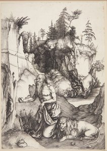 Saint Jérôme pénitent dans le désert - Albrecht Dürer