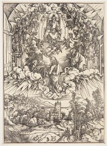Saint Jean devant Dieu et les anciens - Albrecht Dürer