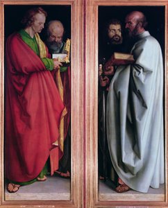 Saint Jean avec Saint Pierre et Saint Paul avec Saint Marc