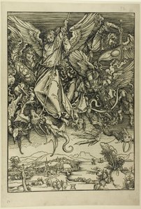 Saint Michel combattant le dragon, de L