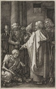 Saint Pierre et Saint Jean guérissant le paralytique, de La Passion gravée