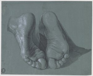 Étude des deux pieds - Albrecht Dürer