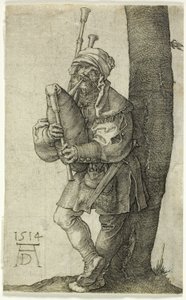 Le joueur de cornemuse - Albrecht Dürer
